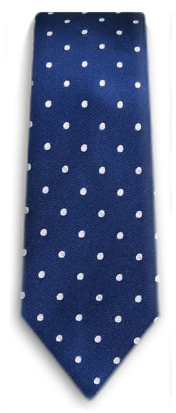 Silk Navy Medium Dot: Featured Product Image