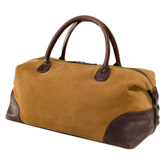 Traynham-Overnight Bag-Nubuck Bison Tan